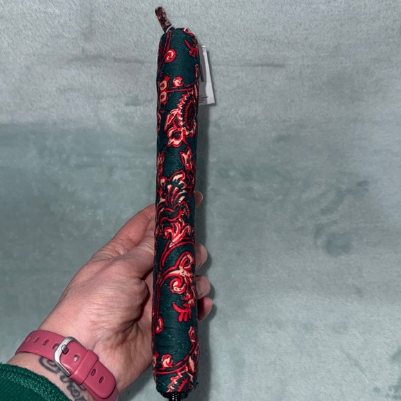 Vera Bradley Quilted Floral Wallet - Green and Red - Picture 6 of 14